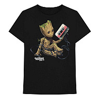 Marvel Comics tričko, Guardians of the Galaxy Groot with Tape Black, pánské