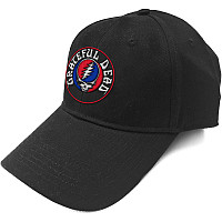 Grateful Dead kšiltovka, Steal Your Face Logo Black