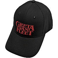Greta Van Fleet kšiltovka, Red Logo Black