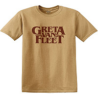 Greta Van Fleet tričko, Logo Gold, pánské