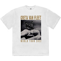 Greta Van Fleet tričko, World Tour Butterfly White, pánské