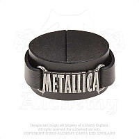 Metallica kožený náramek, Logo