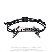 Metallica náramek s posuvníkem do max 25 cm, 3D Classic Logo 25x52x10 mm 8 g