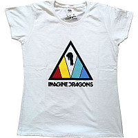 Imagine Dragons tričko, Triangle Logo Girly White, dámské