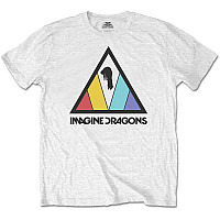 Imagine Dragons tričko, Triangle Logo White, pánské
