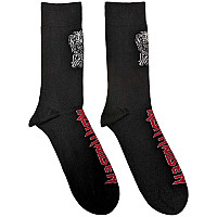Iron Maiden ponožky, Killers Eddie Black, unisex - velikost 7 až 11 (40 až 45)
