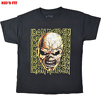 Iron Maiden tričko, Big Trooper Head Black Kids, dětské
