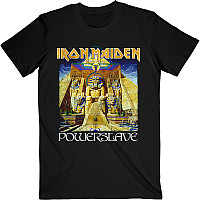 Iron Maiden tričko, Powerslave World Slavery Tour BP Black, pánské