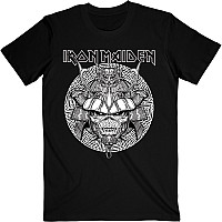 Iron Maiden tričko, Senjutsu Samurai Graphic White Black, pánské