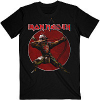 Iron Maiden tričko, Senjutsu Eddie Archer Red Circle Black, pánské