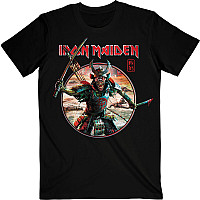 Iron Maiden tričko, Senjutsu Eddie Warrior Circle Black, pánské