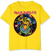 Iron Maiden tričko, World Piece Tour Circle Yellow, pánské