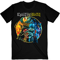 Iron Maiden tričko, The Future Past Tour '23 Circle Art Black, pánské