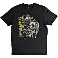 Iron Maiden tričko, The Future Past Tour '23 Greyscale Black, pánské