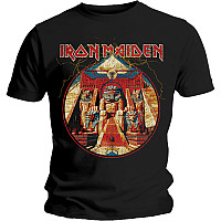 Iron Maiden tričko, Powerslave Lightning Circle, pánské