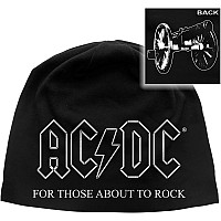 AC/DC zimní bavlněný kulich, For Those About To Rock with BP