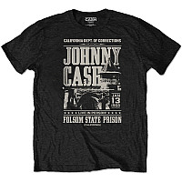 Johnny Cash tričko, Prison Poster Eco-Tee Black, pánské