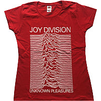 Joy Division tričko, Unknown Pleasures Girly Red, dámské