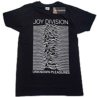 Joy Division tričko, Unknown Pleasures White On Black Black, pánské