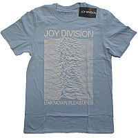 Joy Division tričko, Unknown Pleasures White On Blue, pánské