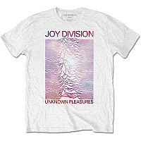 Joy Division tričko, Space - Unknown Pleasures Gradient White, pánské