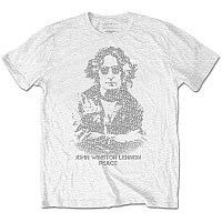 John Lennon tričko, Peace White, pánské