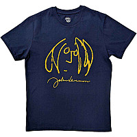 John Lennon tričko, Self Portrait Navy Blue, pánské