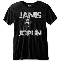 Janis Joplin tričko, Shea '70 Eco-Tee Black, pánské