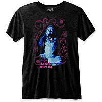 Janis Joplin tričko, Floral Frame Black, pánské
