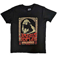 Janis Joplin tričko, Vintage Poster Black, pánské