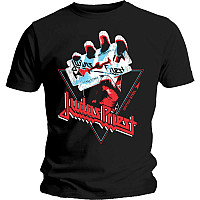Judas Priest tričko, British Steel Hand Triangle, pánské