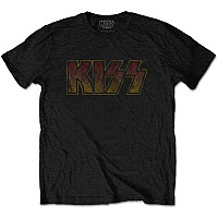 KISS tričko, Vintage Classic Logo Black, pánské