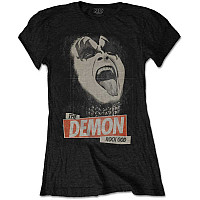 KISS tričko, The Demon Rock Black, dámské