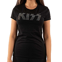 KISS tričko, Logo Diamante Girly, dámské
