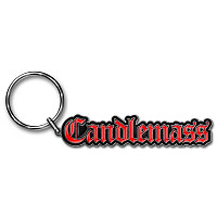 Candlemass kovová klíčenka 90 mm, Logo