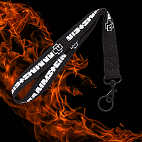Rammstein klíčenka PES, Ach So Schwer Black, unisex
