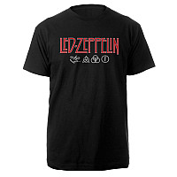 Led Zeppelin tričko, Logo & Symbols, pánské