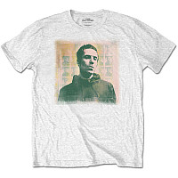Oasis tričko, Liam Gallagher Monochrome White, pánské