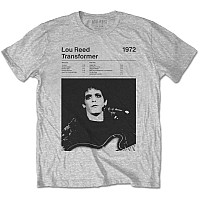 Lou Reed tričko, Transformer Track List Grey, pánské
