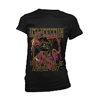 Led Zeppelin tričko, Black Flames Girly, dámské