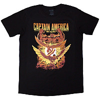 Captain America tričko, Brave New World Explosion Black, pánské