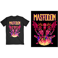 Mastodon tričko, Double Brimstone Neon Black, pánské