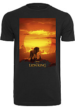 Lví Král tričko, Sunset Black, pánské