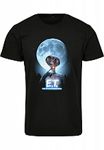 E.T. Mimozemšťan tričko, Face Black, pánské