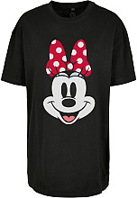 Mickey Mouse tričko, Minnie Smiles Ladies Black, dámské