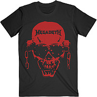 Megadeth tričko, Vic Hi Contrast Red Black, pánské