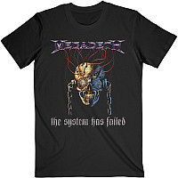 Megadeth tričko, Systems Fail Black, pánské