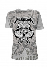 Metallica tričko, Pushead Poster All Over, pánské