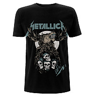 Metallica tričko, S&M2 Skulls Black, pánské