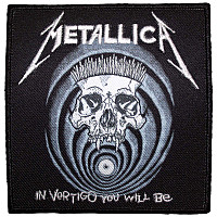 Metallica tkaná nažehlovačka PES 100 x 100 mm, In Vertigo